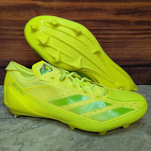 Adidas Adizero Electric Snack Attack Men\'s 13 Lemon Lime Football Cleats IE4407 main image 6